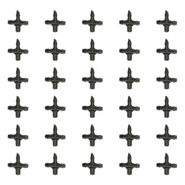 Rain Bird BT25/30PSX Drip Irrigation Universal 1/4" Barbed Tee Fitting, Fits of 1/4" Drip Tubing, 30-Pack