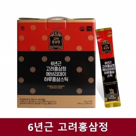 홍삼포 고려 홍삼정 6년근 고려 홍삼정 하루 스틱 50포 Korean Red Ginseng 6-Year-Old Concentrate 50 Sticks