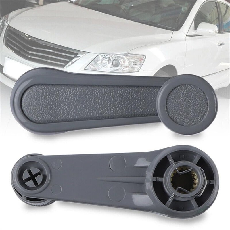 Interior Window Crank Handle, Textured Gray Grey, for Various Toyota