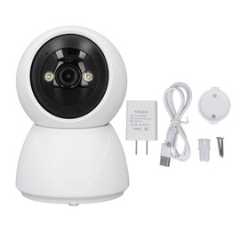 Indoor Security Camera Motion Detection Night Vision APP Viewing WiFi Pan Tilt Surveillance Camera for Home US Plug 110‑240V