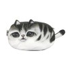 Wrapables Cat Face Cosmetic Pouch Pencil Case (Set of 2),