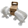 2 x Dual Brush Nail Brush - Hands Free Fingernails