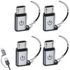 USB C to Micro USB Adapter (4-Pack), USB C Female