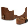 MegaGear MG1642 EVER READY BROWN GENUINE LEATHER CAMERA CASE COVER