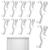 10 Pcs Valance Clips 2.5'' Window Blinds Hidden Clip Clear