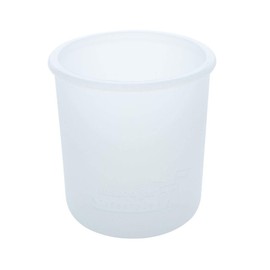 Regular Mouth Half Pint 8oz Silicone Sleeves/Jackets for Protecting Ball, Kerr, Quilted Canning Jars by Mason Jar Lifestyle (Frost, 2 Pack)