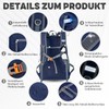 BECOJADDE Hiking Backpack Men Women 40L Ultralight Foldable Backpack Waterproof