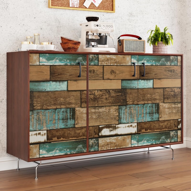 Wallderful Self Adhesive Weathered Butcher Block Wood Contact Paper Vintage