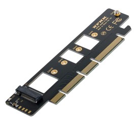 chenyang M.2 NVME to PCIe 3.0 X16 Adapter NVME/AHCI SSD to PCI Express Expansion Card Adapter for 110 mm SSD