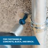 Tapcon 1/4 x 3-3/4 Inch Blue Climaseal® Hex Head Concrete