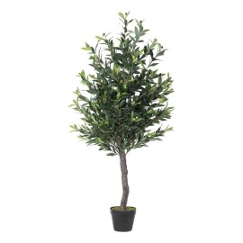 Vickerman 50" Artificial Green Olive Tree in Pot.