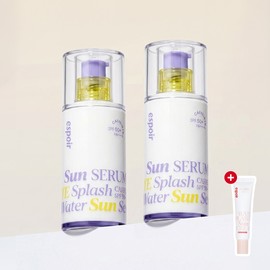Espoir Water Splash Sun Serum SPF50+ PA+++ (Moisturizing Sun Cream) 50ml, 2 units / 에스쁘아 워터 스플래쉬 선세럼 SPF50+ PA+++(수분선크림) 50ml, 2개