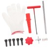 BUGUUYO 1 Set Portable Tire Valve Stem Tool Kit Versatile