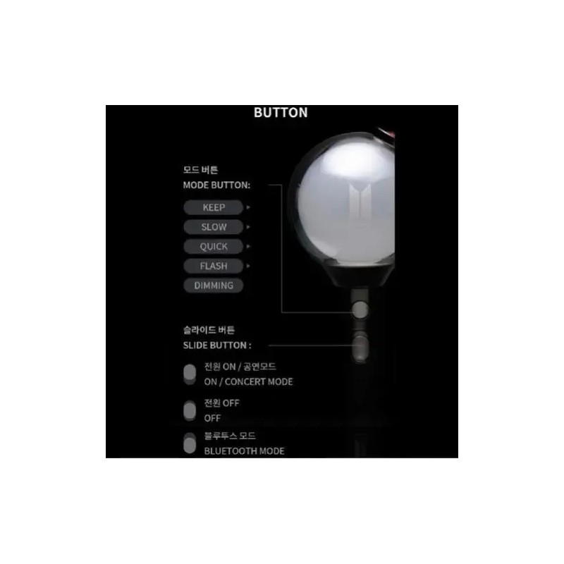 . Bts Army Bomb V4 Lightstick Oficial Original App Bluetooth
