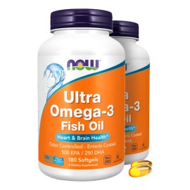  Kit 2 × Ultra Omega-3 1000 mg (500 EPA + 120 DHA) – 180 cápsulas