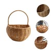 KOMBIUDA Countryside Decorative Basket Hanging Egg Container Plastic Storage Tight