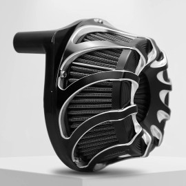 Happy-Motor Air Cleaner Intake For Harley Touring Road King FLHX Street Glide Electra 08-16