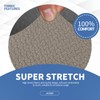 JIVINER 4 Pieces Couch Covers for 3 Cushion Couch Stretch