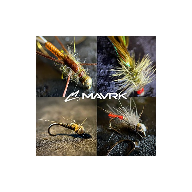 M avrk - Cuentas de tungsteno ranuradas para pesca con