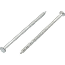 3.8mm x 90mm Ring Shank Steel Nails Galvanised (Pack of 100)