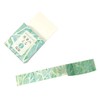 Wrapables Unique Designs Washi Masking Tape, 15mm x 7m Leaf
