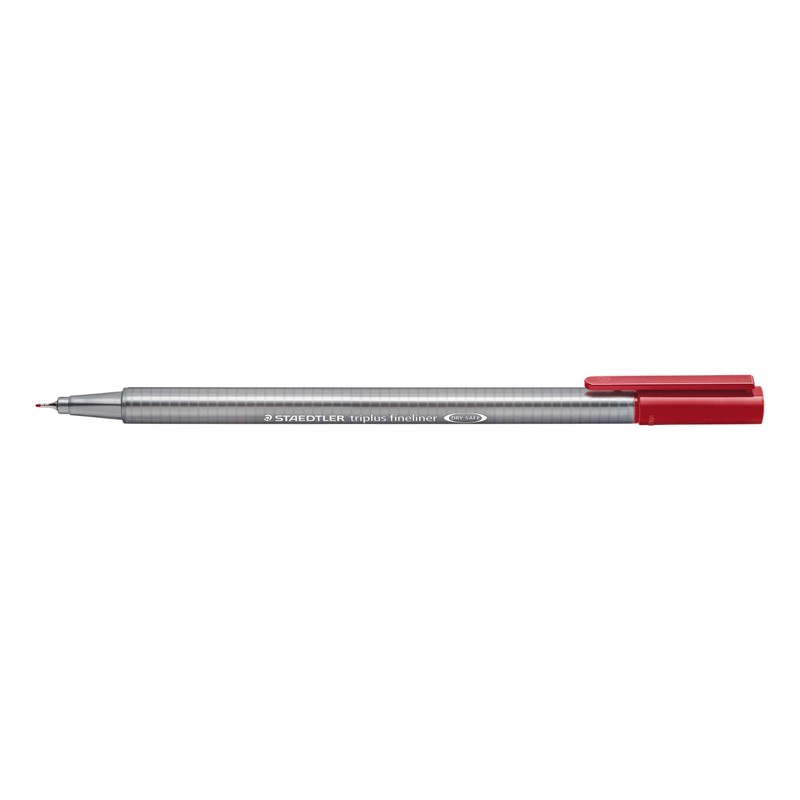 Staedtler Triplus Fineline 334 – Superfine Tip 0.3 mm Crimson
