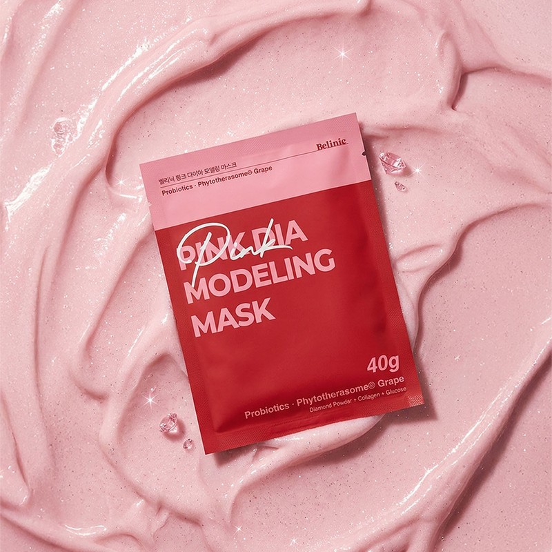 belinic Bellinic Modeling Pink Diamond Modeling Mask Pack 40g x