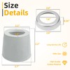 Rubber Flooring Mallet Cap, Replacement Mallet Face HFMF-SW Compatible with
