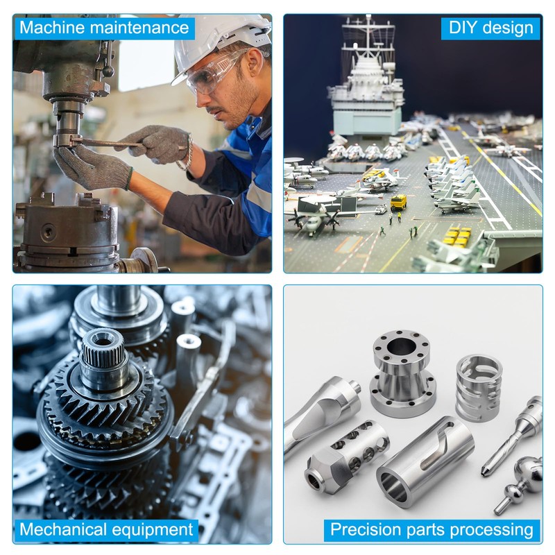 PATIKIL M8 Steel Spacers, 6 Pcs Metal Spacers Steel 8.2mm