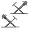 TRQ Front Manual Window Regulator Set Compatible with 1986-1995 Suzuki