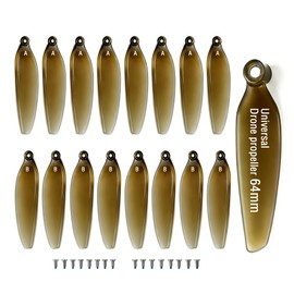 xobuo 16 eliche universali per drone, lame di ricambio pieghevoli a sgancio rapido a basso rumore, kit di pezzi di ricambio durevoli compatibili con la maggior parte dei droni S162/XT505/M8/A13/S1S