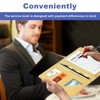 YeeCASE Server Book, Painted Server Books for Waitress, Durable Leather