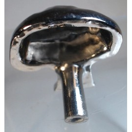 Michael Aram New Michael Aram Drawer Pulls Metal Knobs Cabinet Hardware Set 4 Silver Mushroom