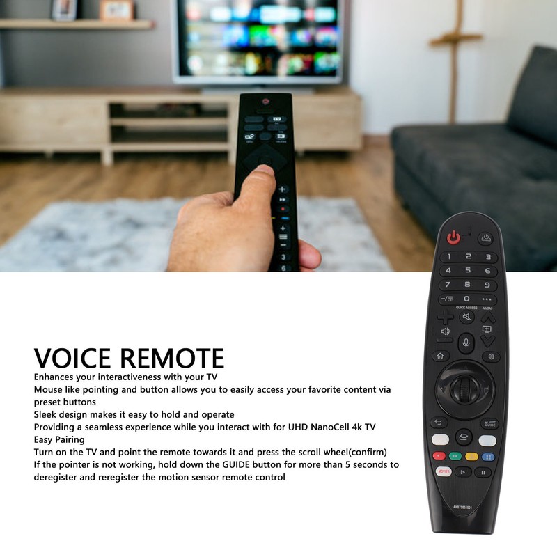 Bluetooth Voice Remote Control for UHD NanoCell ZX WX GX