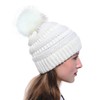HSAJS Women's Beanie Hat Warm Winter Knitted Hat with Bobble