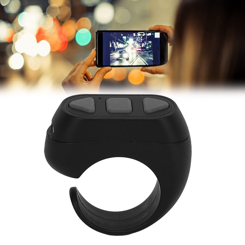 Bluetooth-Fernbedienungs-Seitenwender, TikTok für Kindle App Remote Scrolling Ring Clicker, Bluetooth-Videoaufnahme-Ring-Controller,