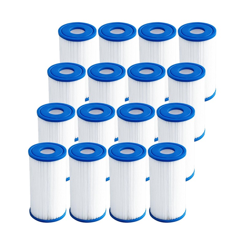 DAYEAR 20 Micron Pleated Sediment Filter 5"x2.5" (16 Pack) Replacement