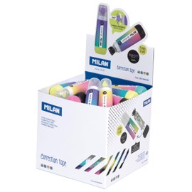 MILAN® Sunset Series Display Cube 40 Correction Tapes Cylindrical 5 mm x 6 m