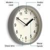 JONES CLOCKS® Spin wall Clock | Small Modern Round Clock