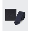 Musinsa Standard Silk Slim Solid Tie [Dark Navy]