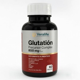 Veralife Suplemento Alimenticio Cisteina Vitamina Zinc Selenio Capsulas 800gr Nutricional Multivitaminicos Mayores Edad