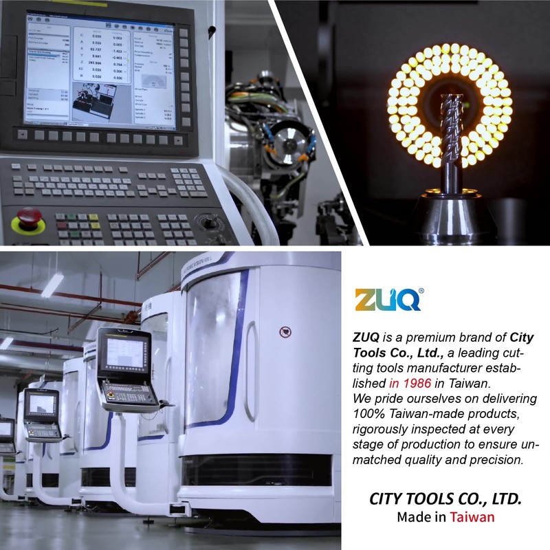 ZUQ 1/4" Radius Round Over Router bit, Precision Carbide Tipped