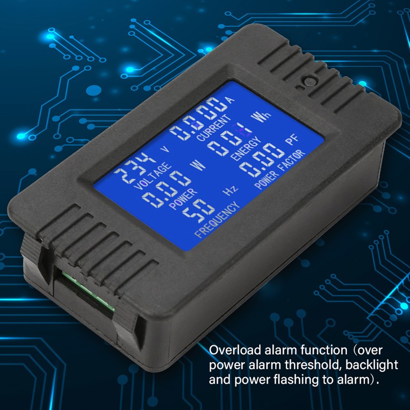 PEACEFAIR PZEM-020 AC Multifunction Digital Meter Power Energy Voltage Current