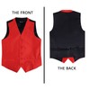 Alizeal Boys' Bow Tie, Tie and Suit Vest Plain Classic