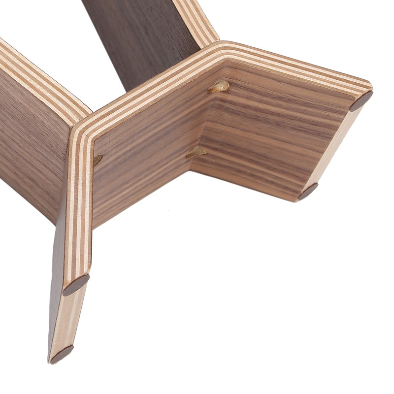 Headphone Holder Bluetooth Headset Integrated Curved Display Stand Storage AccessoryWood