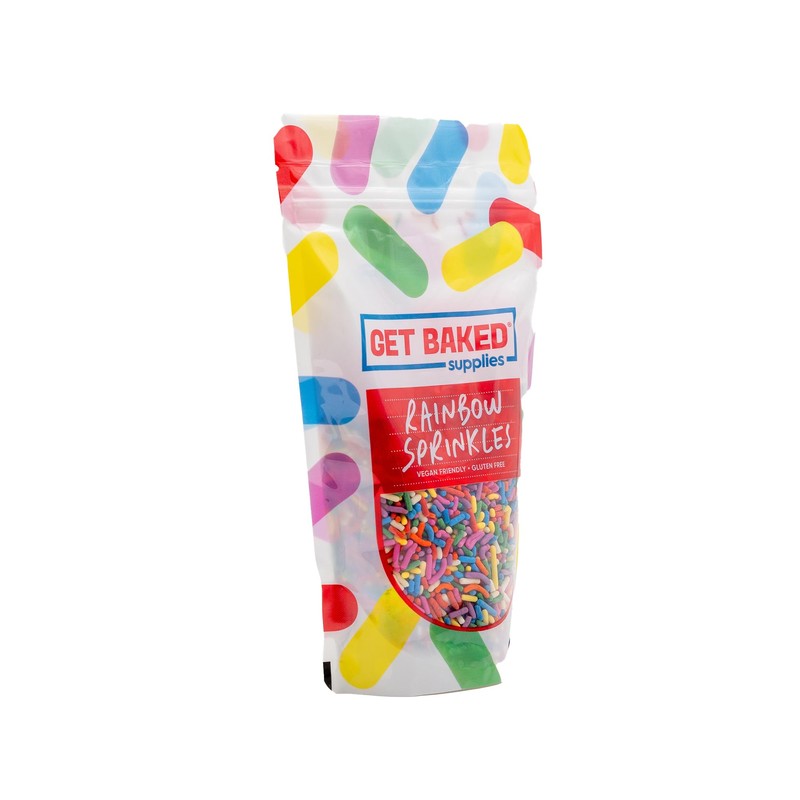 Get Baked Rainbow Sprinkles 200g