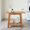 HDPS Shower Bench Seat, Waterproof Poly Lumber Shower Stool, Bathroom