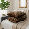 Hodeacc 6 Pack Leopard Printed Series Pillow Covers,Soft Plush Animal