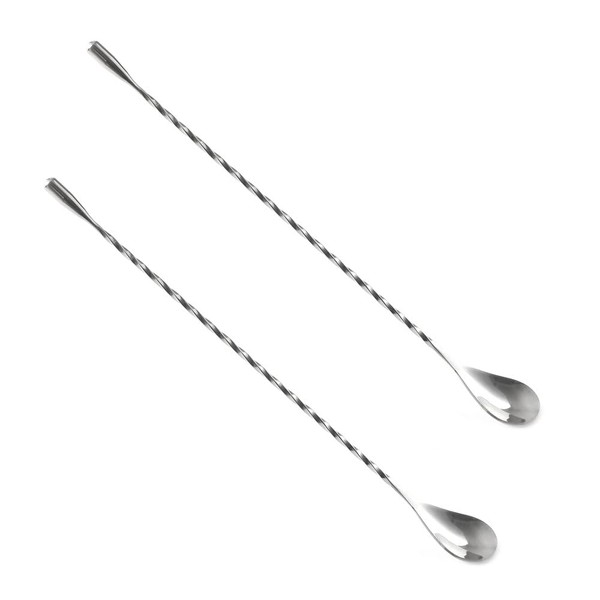 Bar Spoon Stirrer, 11.8 inches (30 cm), 18-8 Stainless Steel,