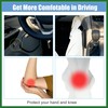 Motoforti Black Car Center Console Knee Leg Elbow Cushion Pad